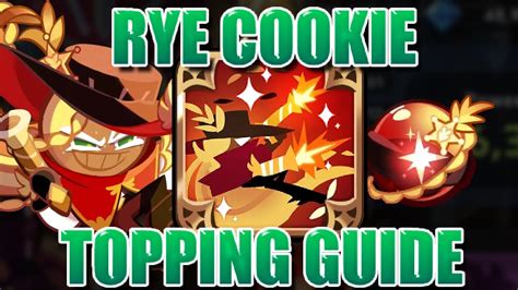 best toppings for rye cookie|Rye Cookie Toppings Build In Cookie Run。